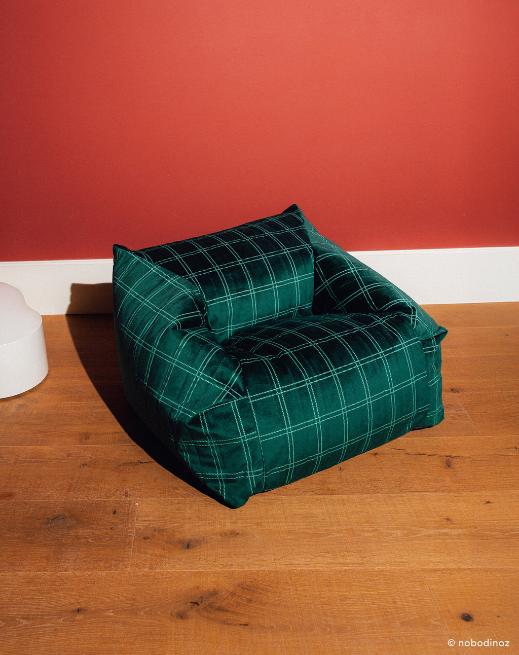 Sillón puf - talla kid -  Chelsea Eco-terciopelo