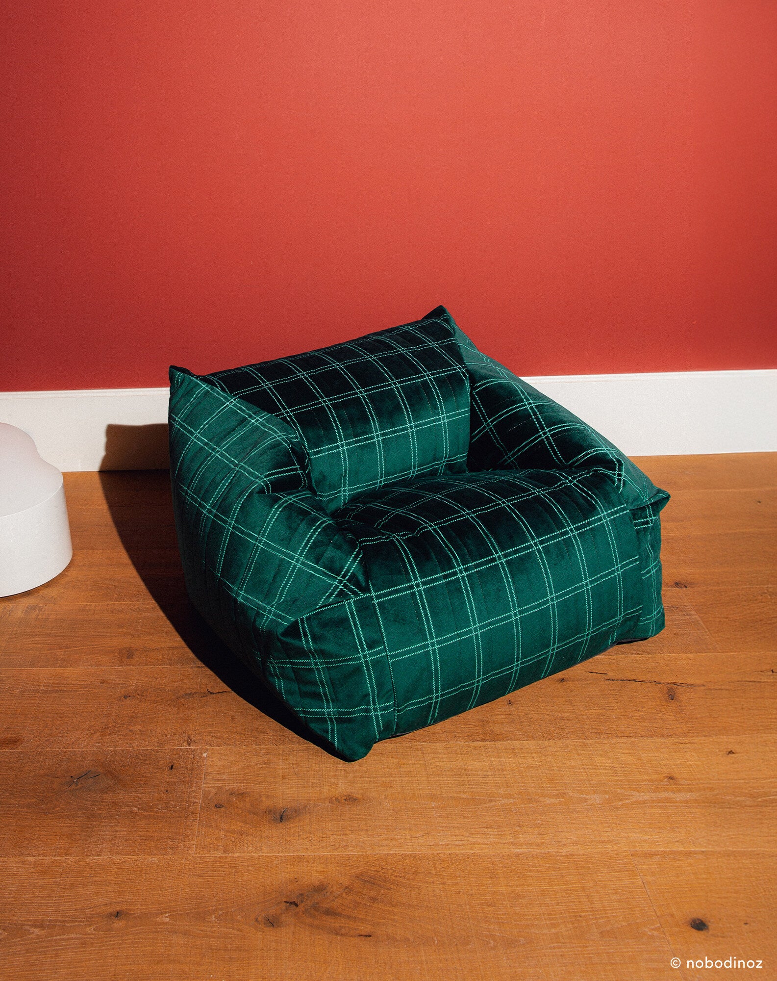 Sillón puf - talla kid -  Chelsea Eco-terciopelo