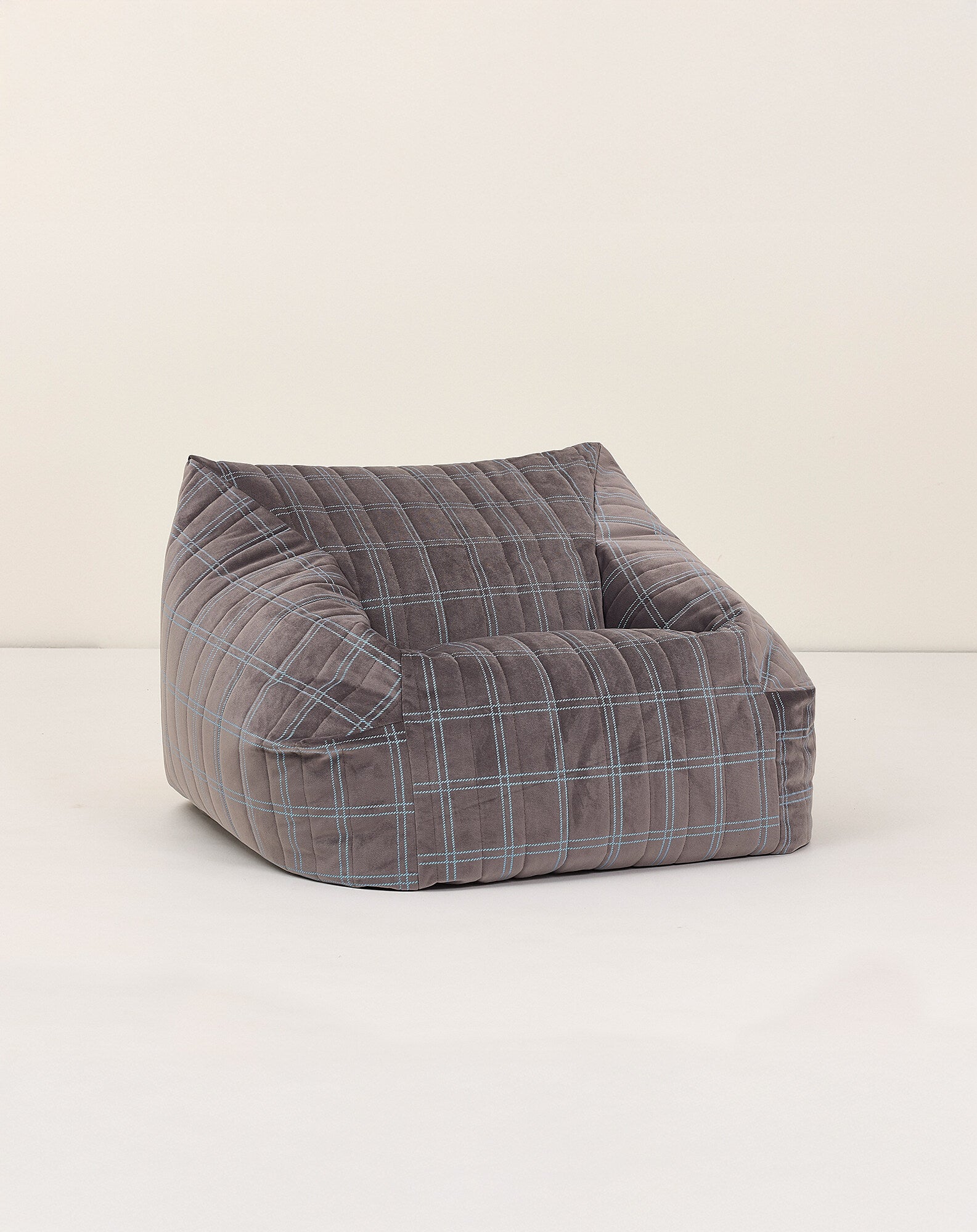 Armchair beanbag - kid size - Chelsea Eco-velvet