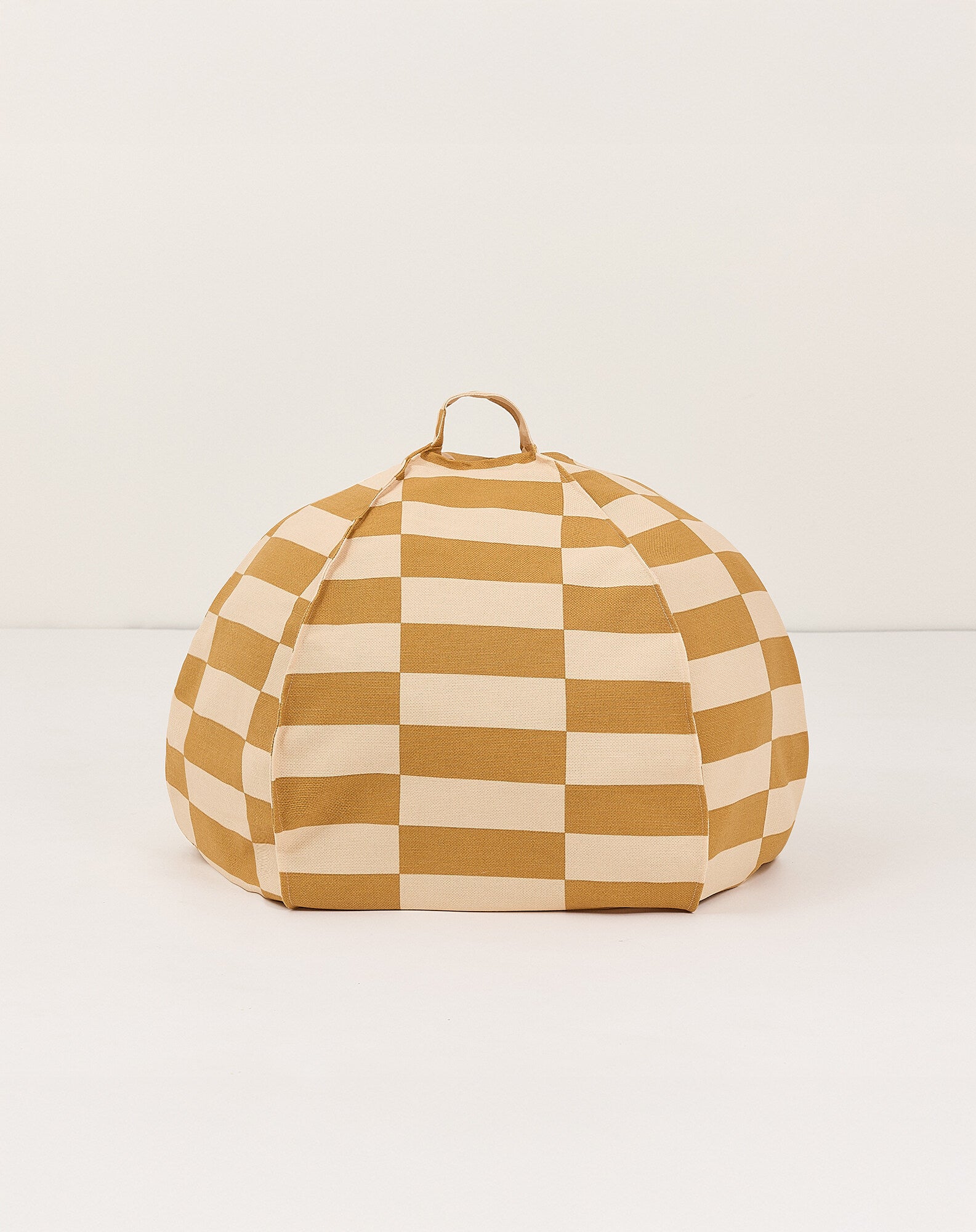 Pouf rond à rayures - taille enfant - Vibes