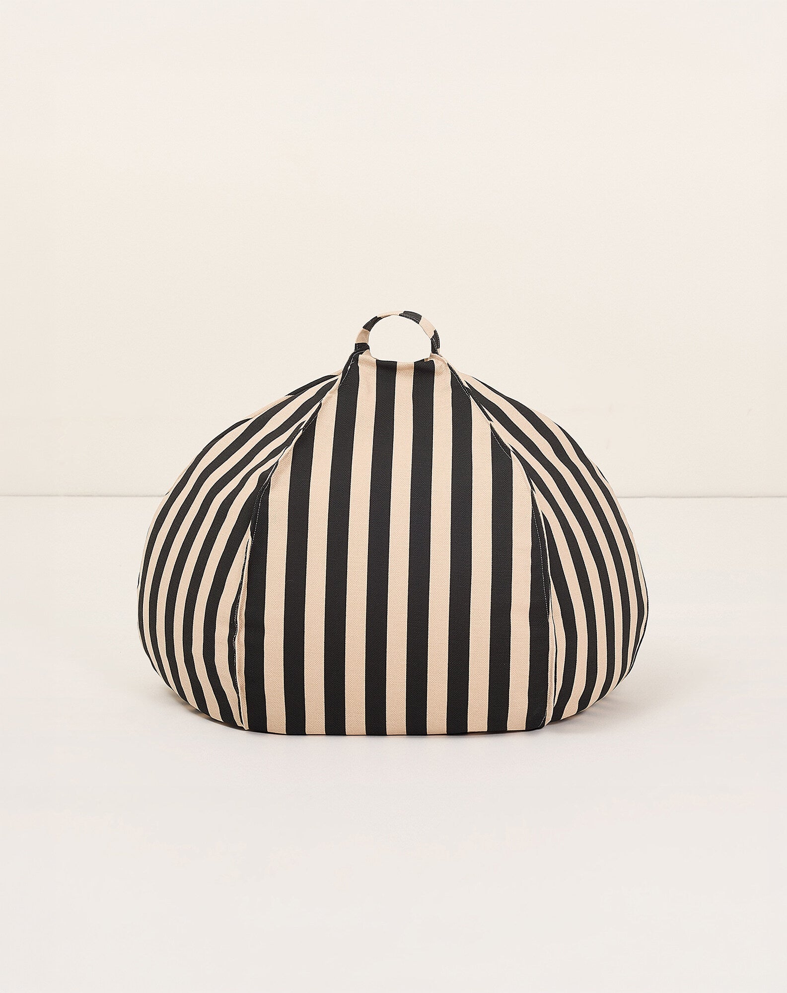 Pouf rond à rayures - taille enfant - Vibes