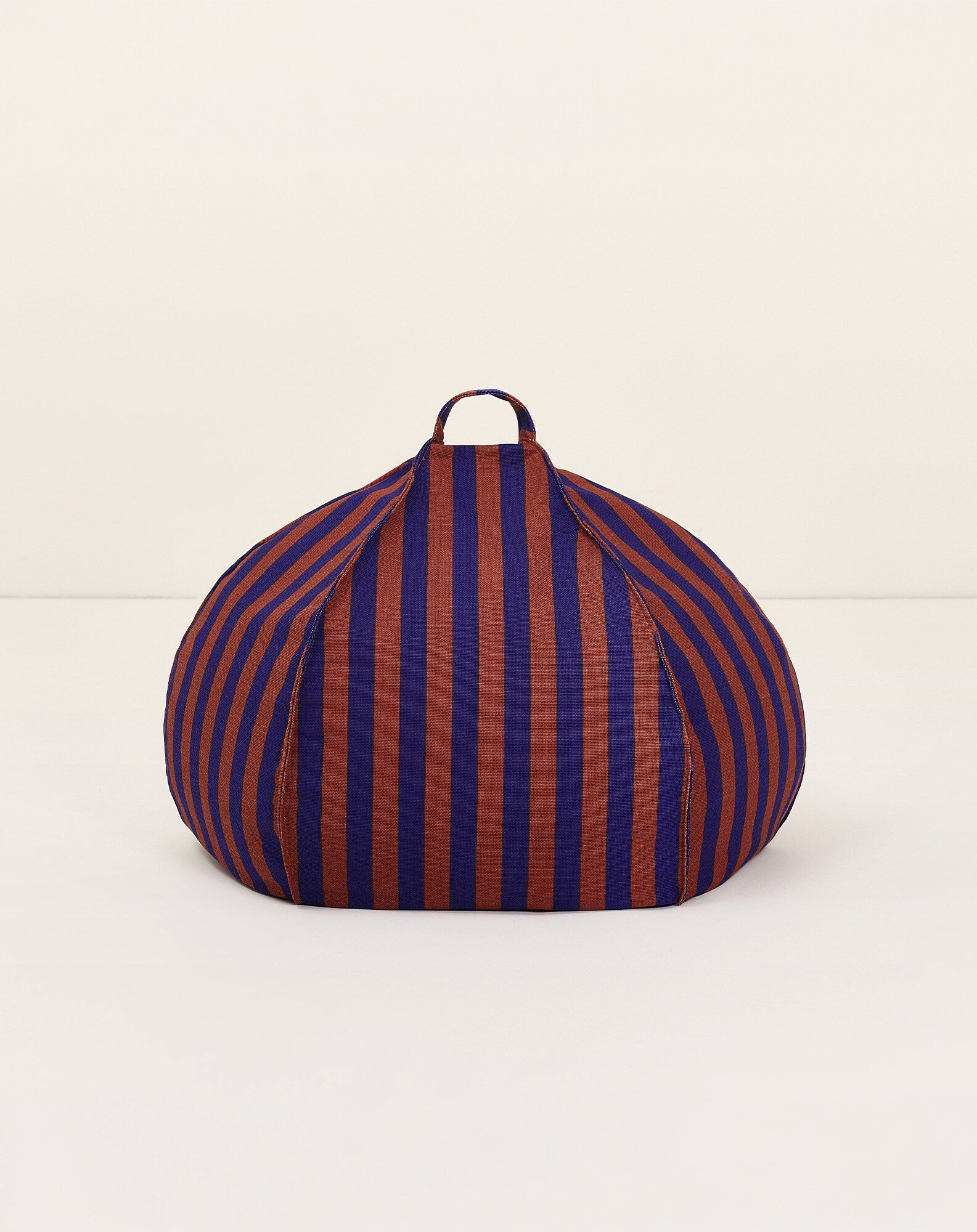Pouf rond à rayures - taille enfant - Vibes