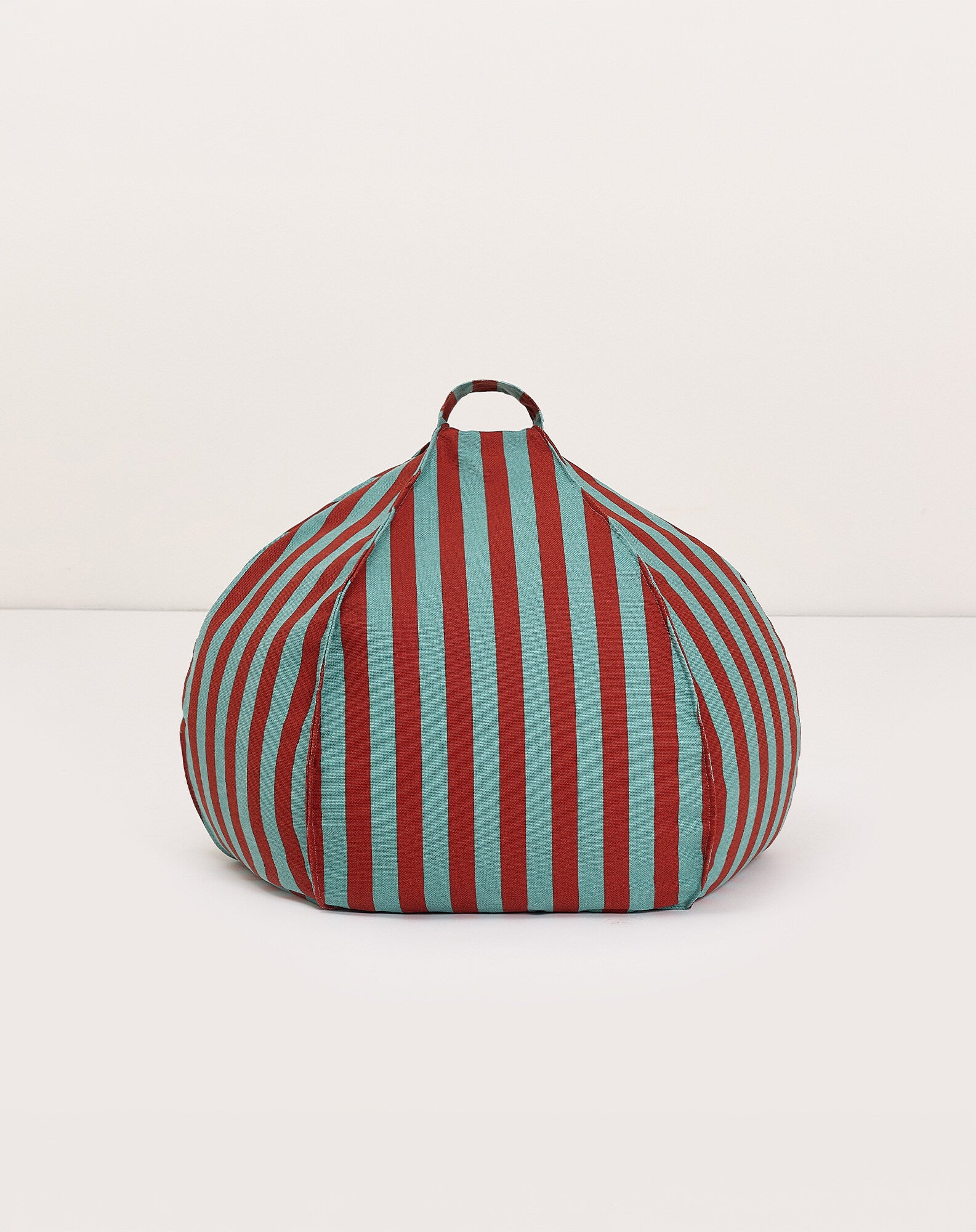 Pouf rond à rayures - taille enfant - Vibes