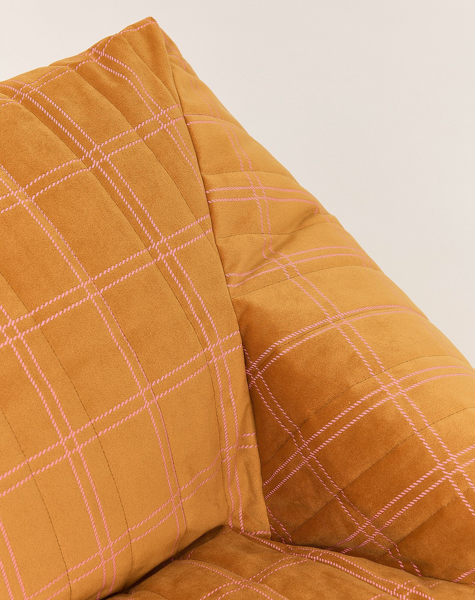 Armchair beanbag - kid size - Chelsea Eco-velvet