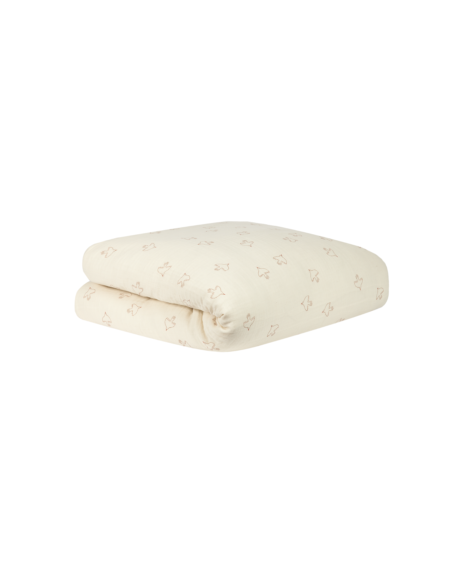 Housse de couette lit individuel en double gaze de coton lavée Wabi-Sabi