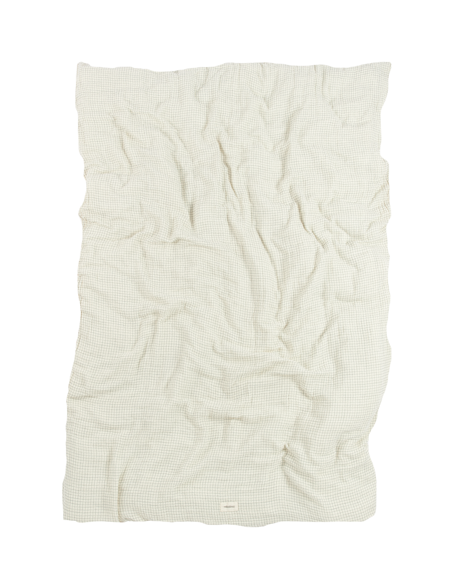 Single duvet cover in washed double muslin Wabi-Sabi