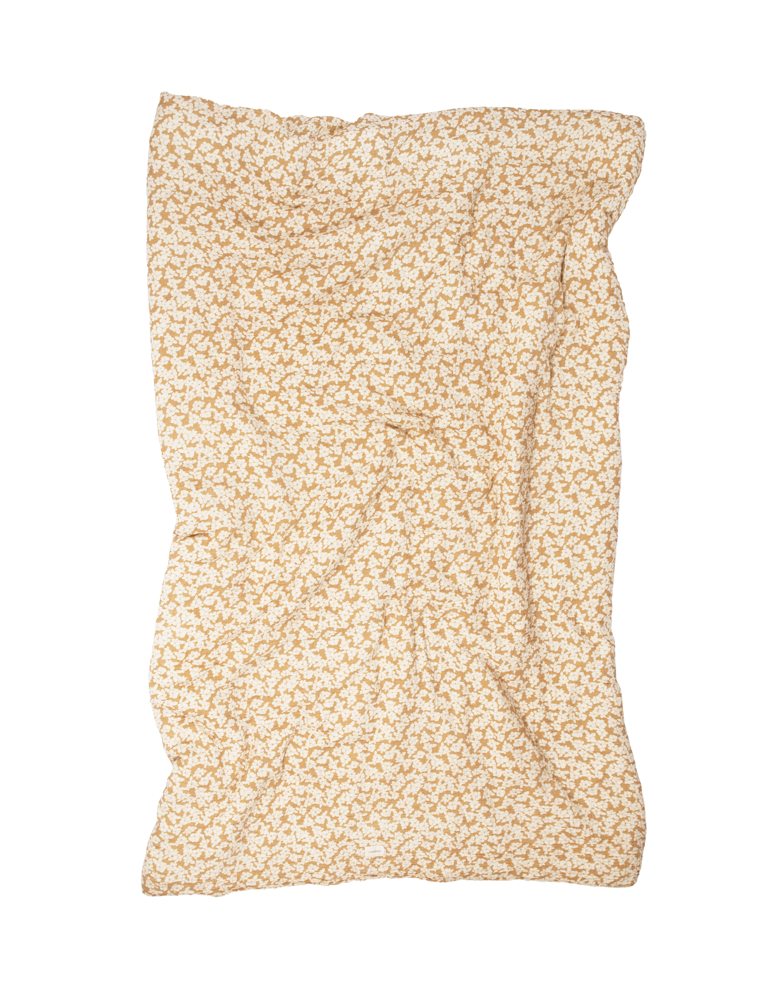 Housse de couette lit individuel en double gaze de coton lavée Wabi-Sabi