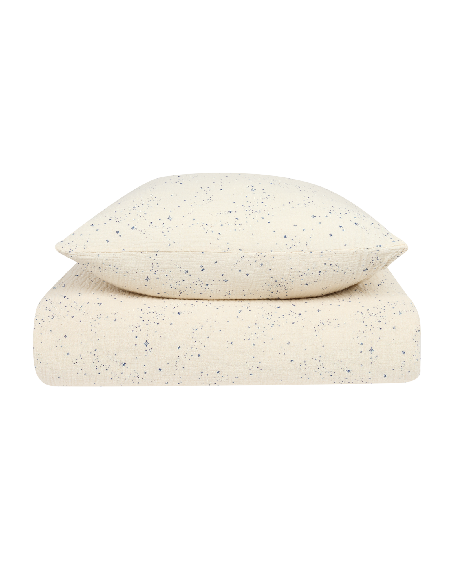 Kid duvet cover set in washed double muslin Wabi-Sabi