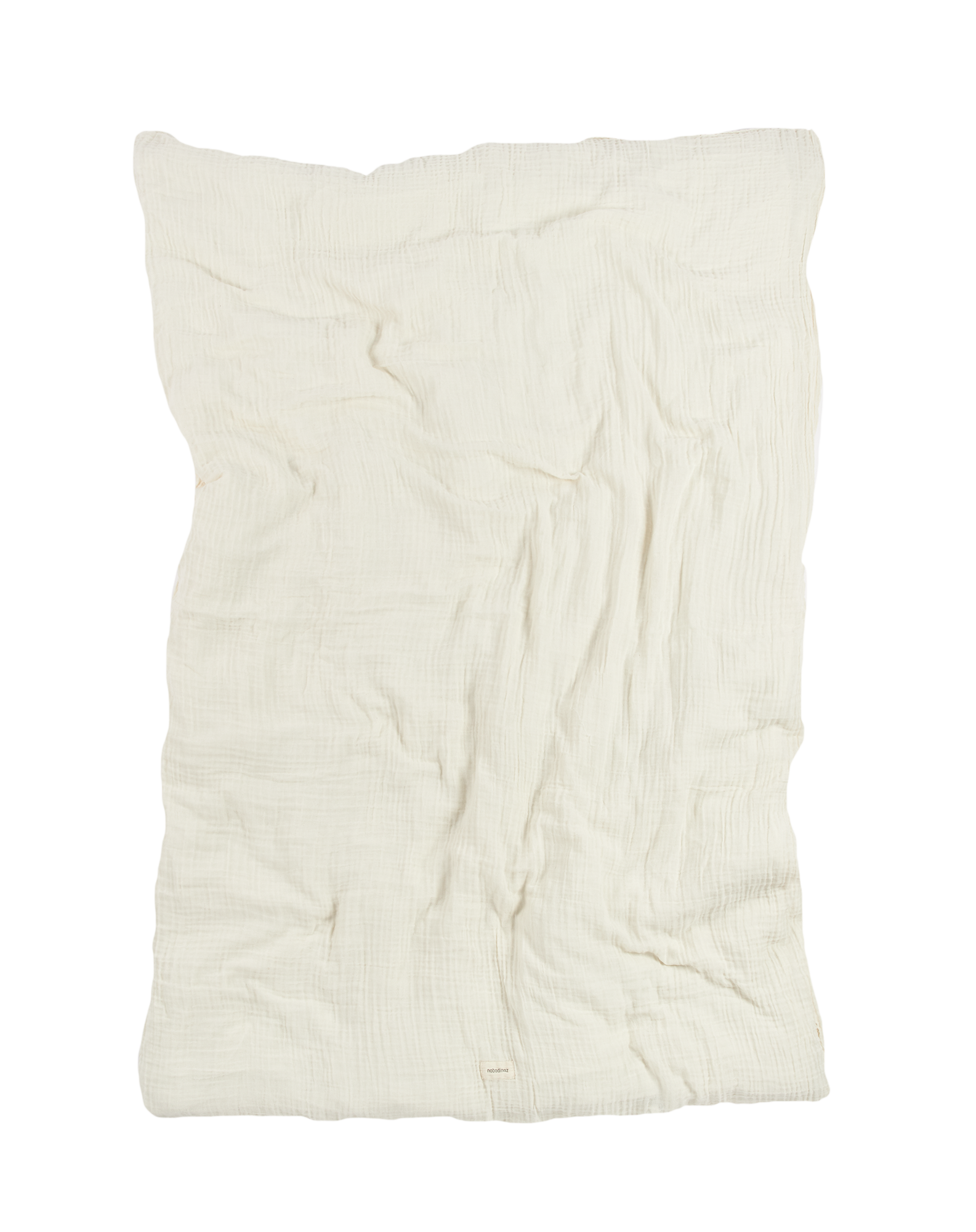 Housse de couette lit individuel en double gaze de coton lavée Wabi-Sabi