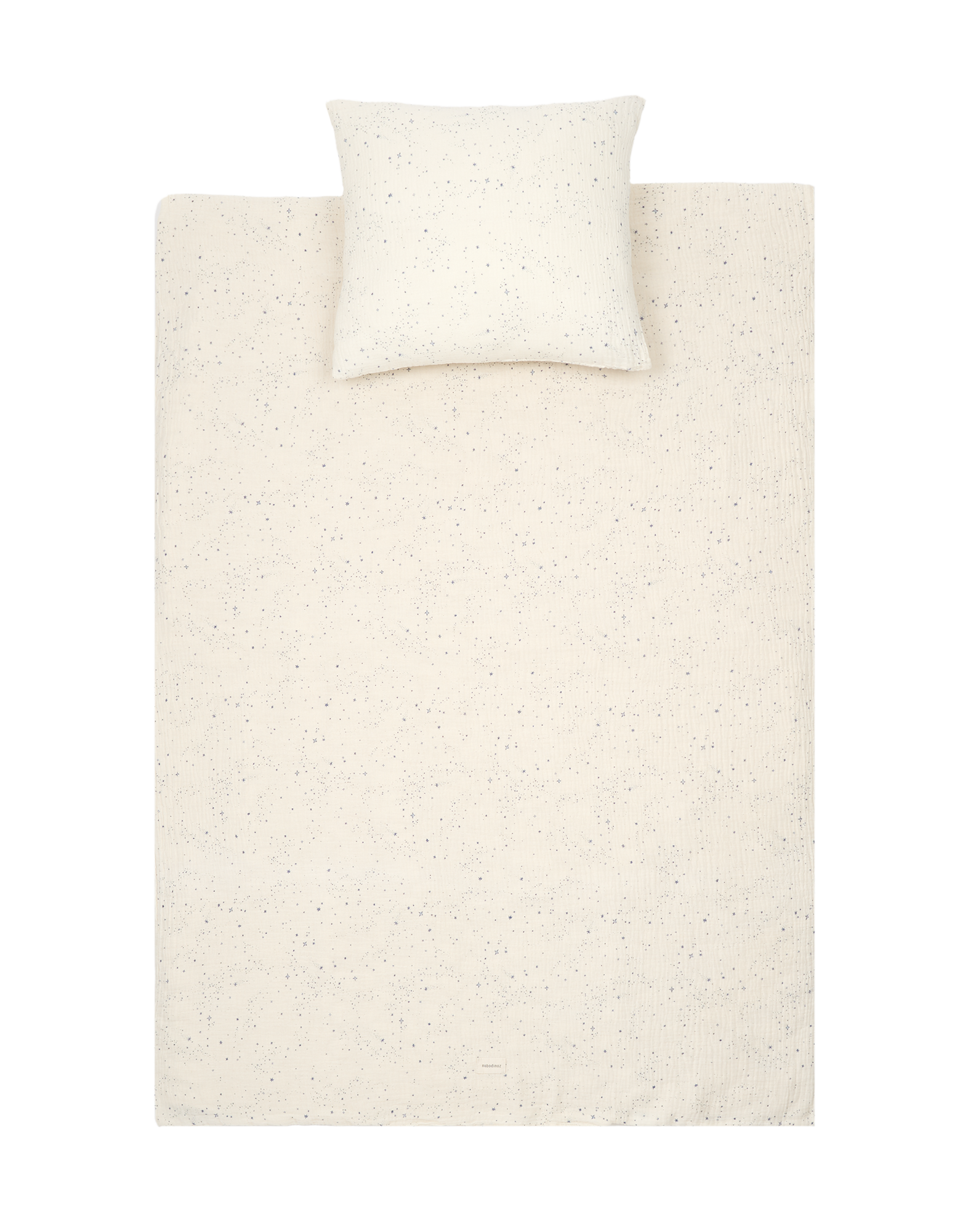 Kid duvet cover set in washed double muslin Wabi-Sabi