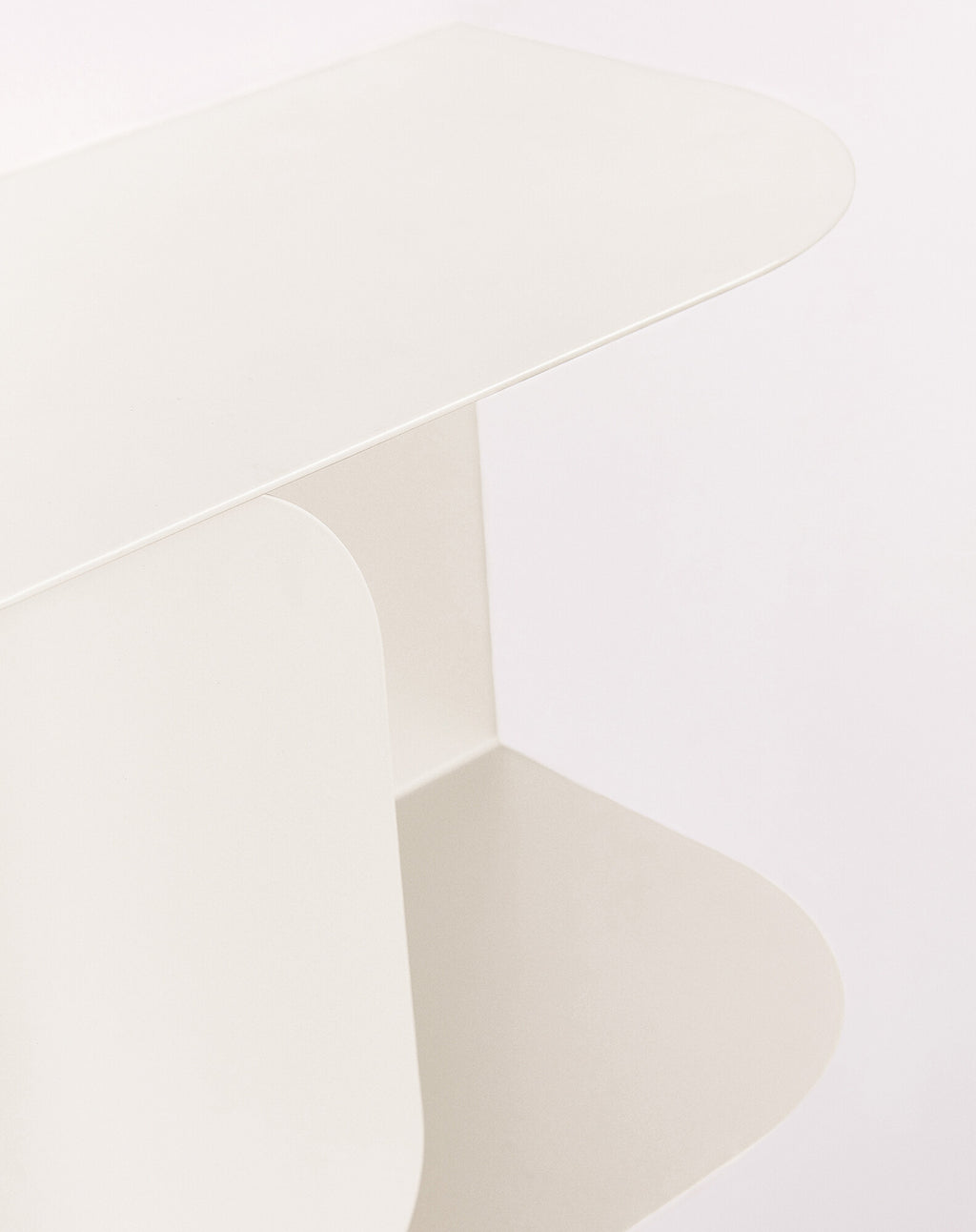 Table de nuit murale en acier