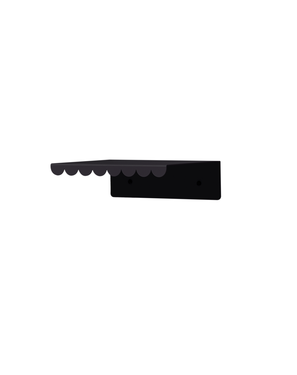 Lacquered steel wall small shelf