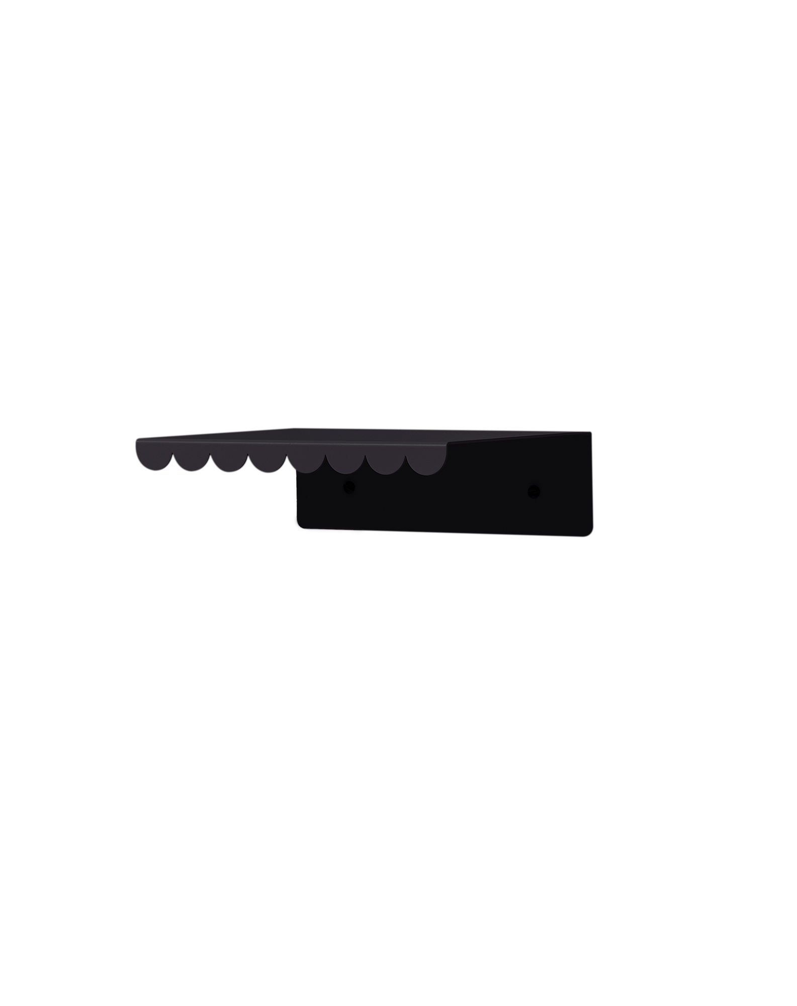 Lacquered steel wall small shelf