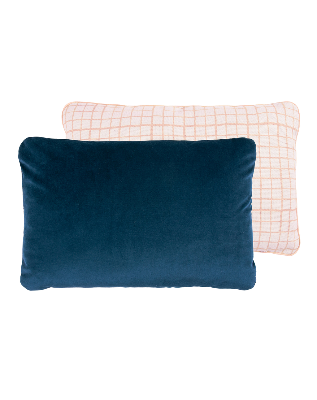 Cojín rectangular doble cara Eco-terciopelo