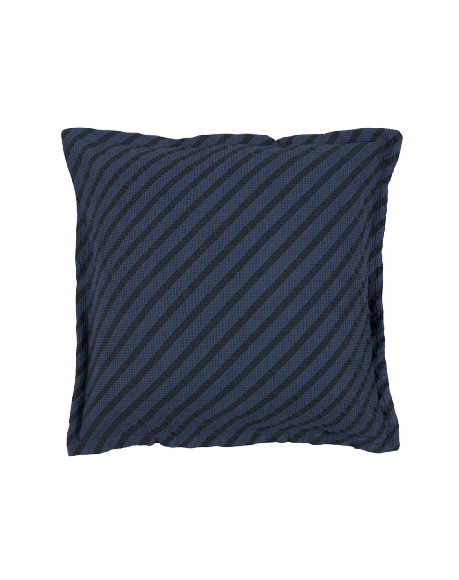 Coussin en coton lavé gauffré Landscape