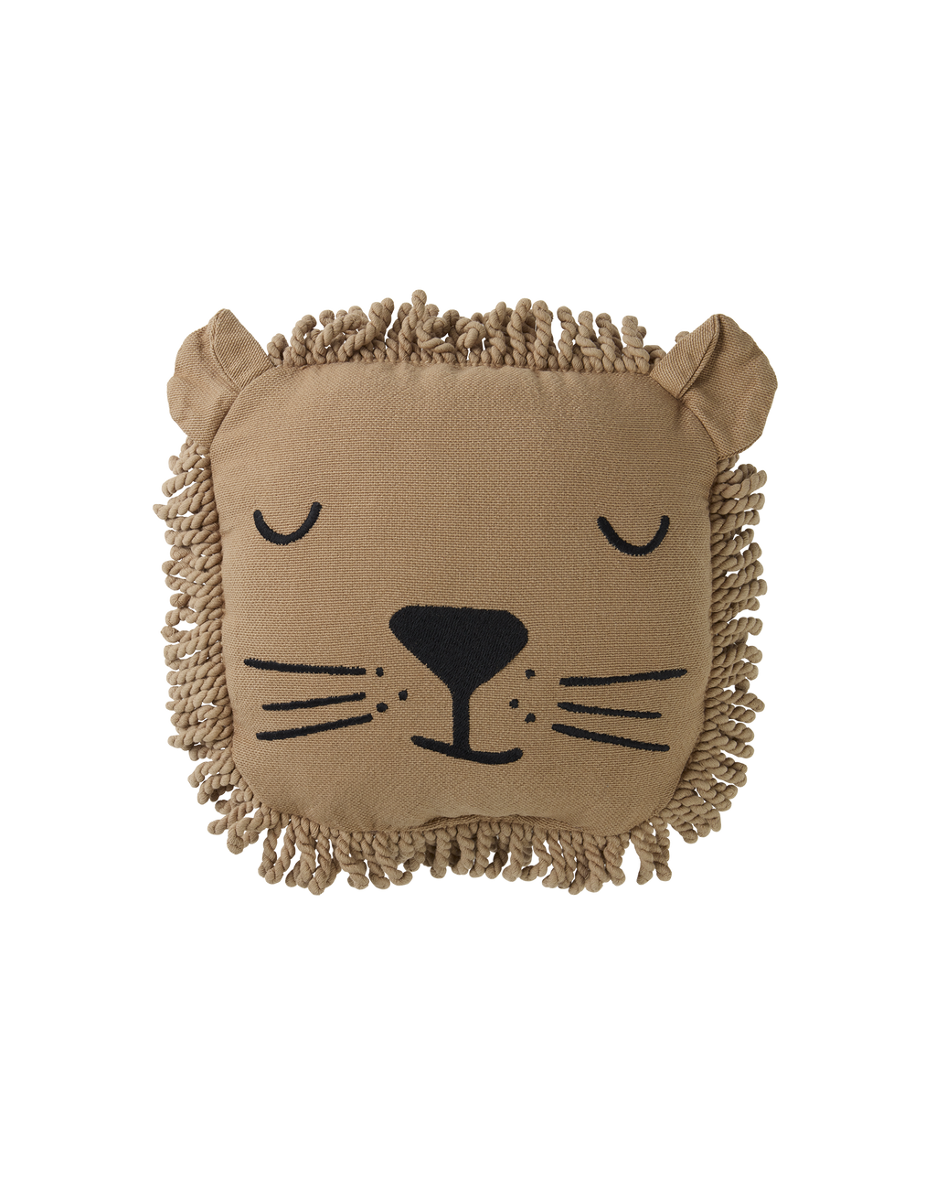 Coussin brodé Lion Landscape