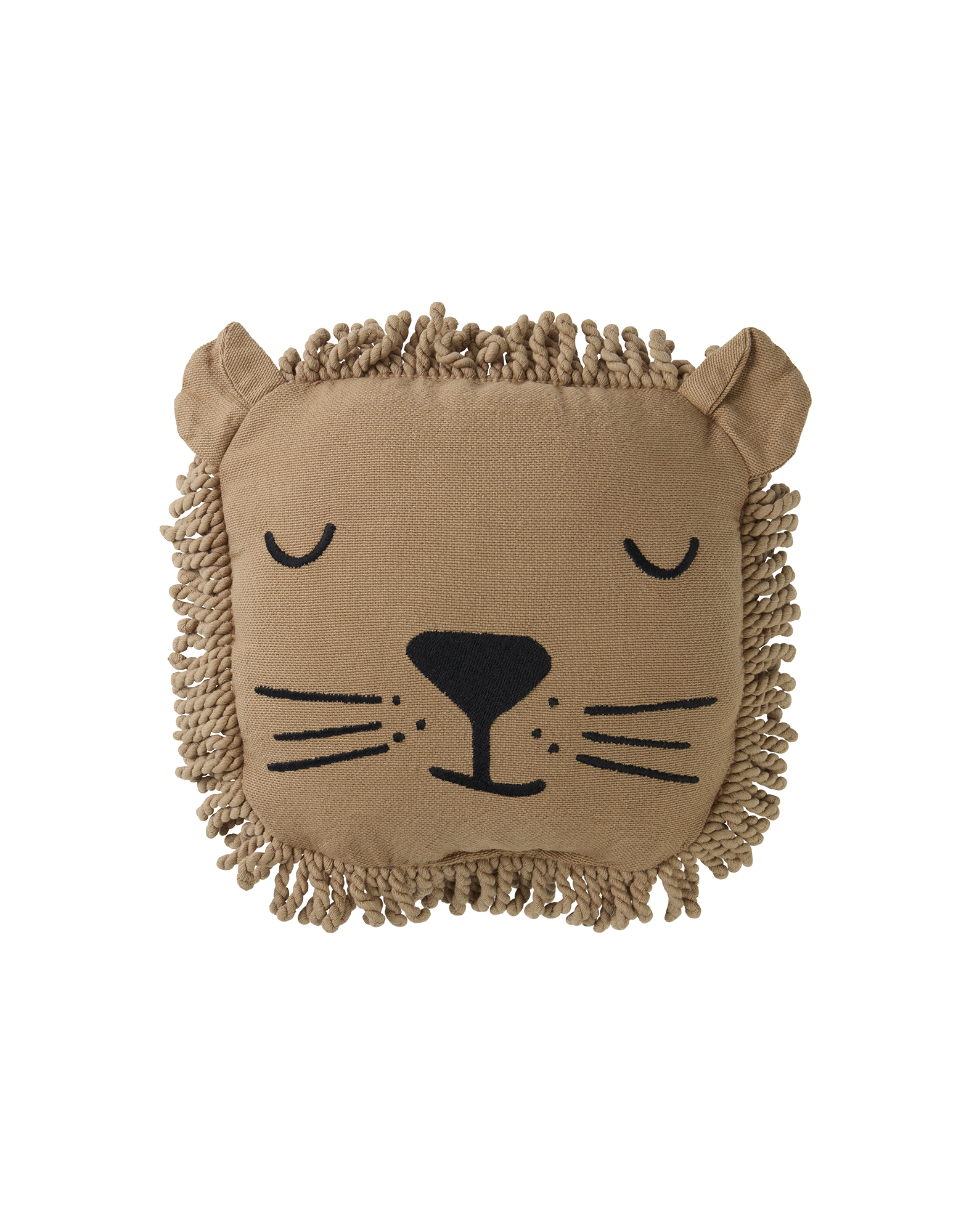 Coussin brodé Lion Landscape