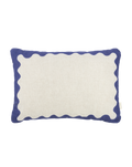 Rectangular cushion in French linen Vibes L