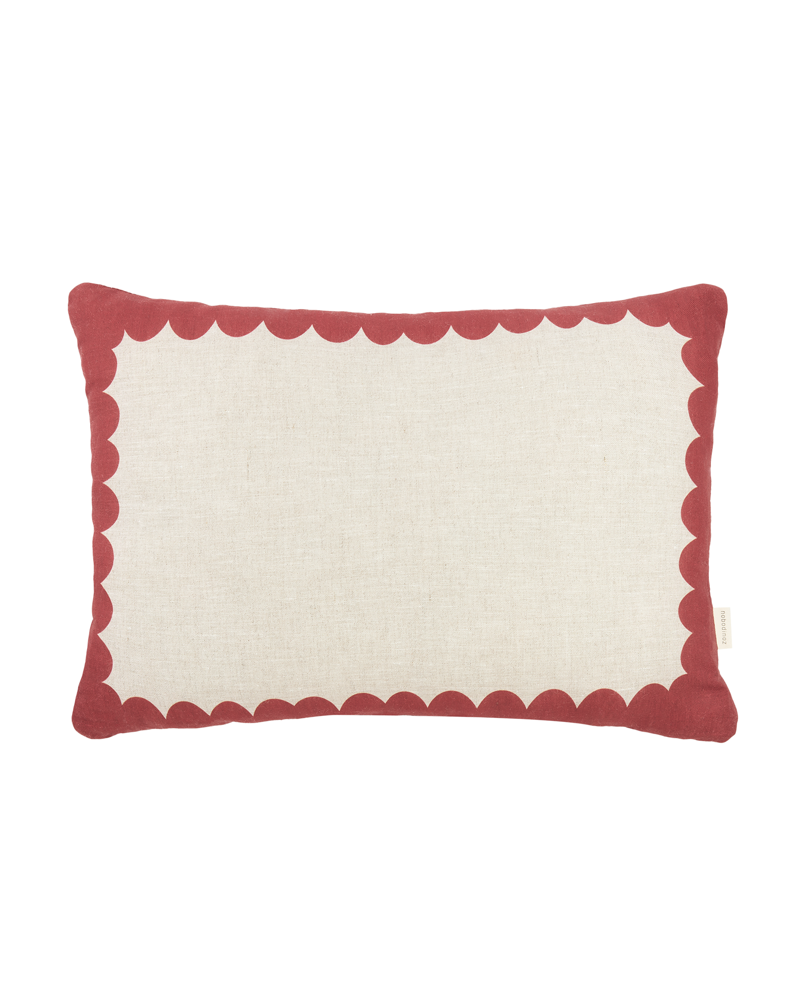 Coussin rectangulaire en lin français Vibes - L