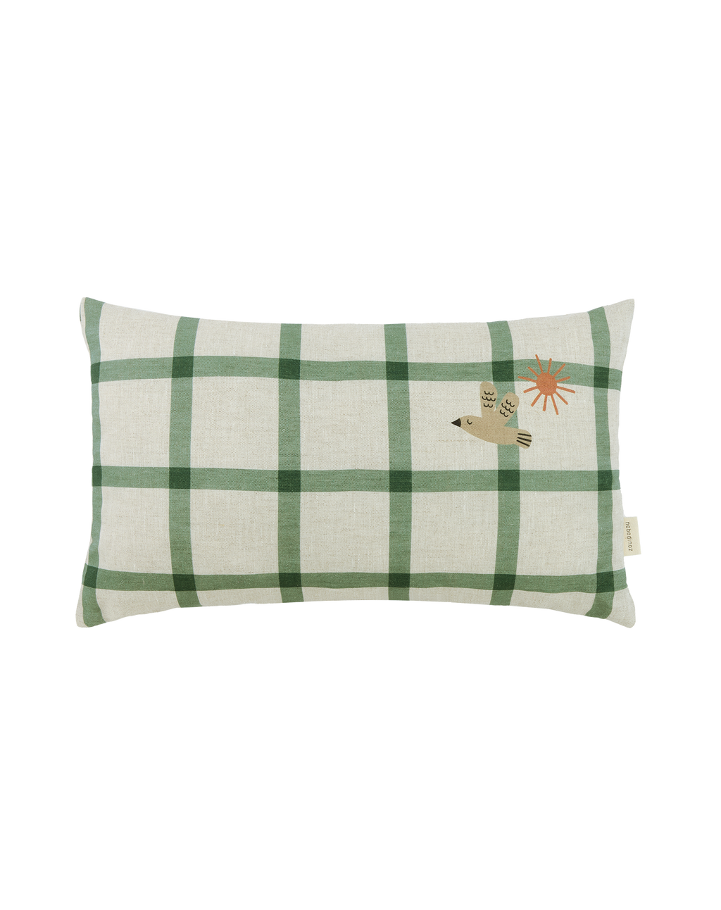 Cojín rectangular de lino francés Vibes - M