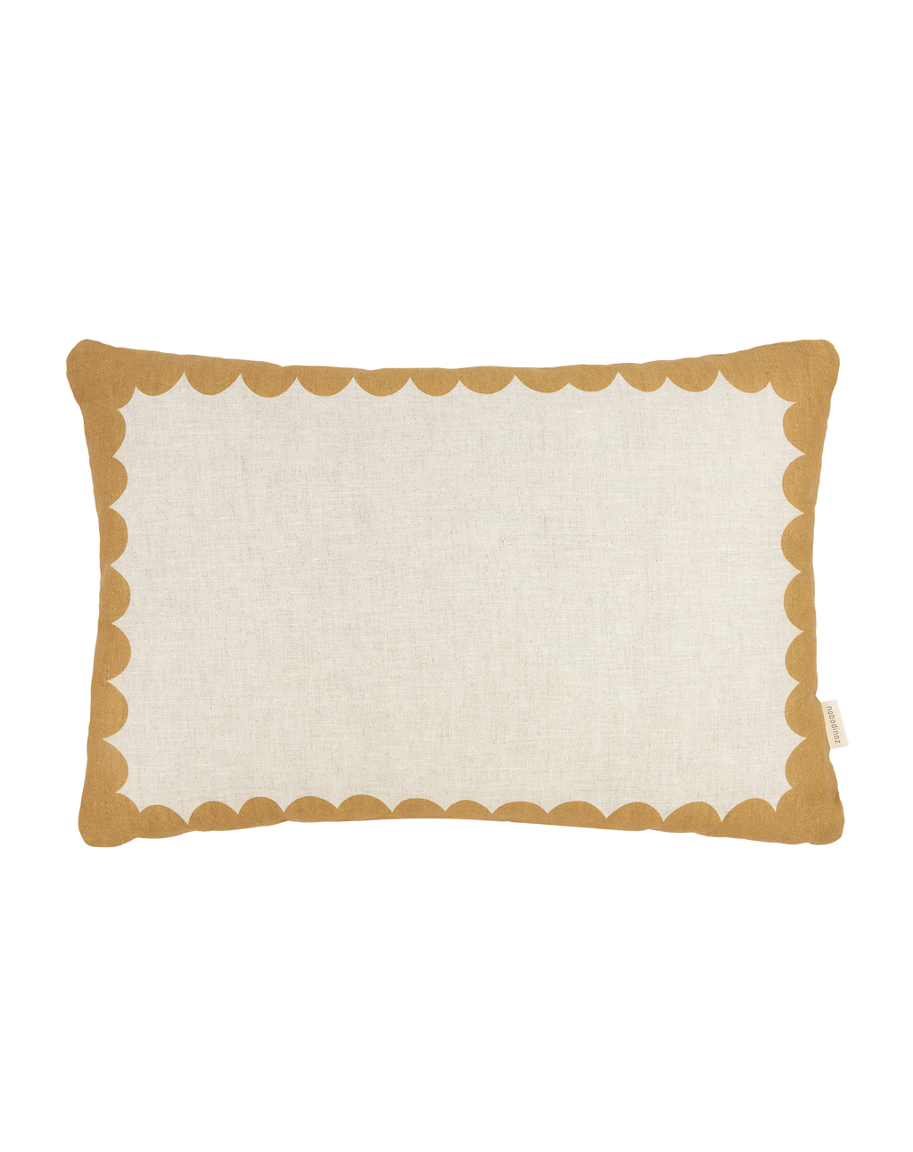 Coussin rectangulaire en lin français Vibes - L