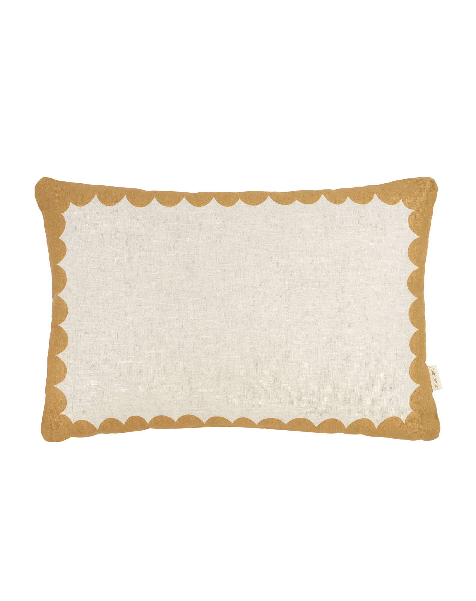 Coussin rectangulaire en lin français Vibes - L