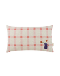 Rectangular cushion in French linen Vibes M