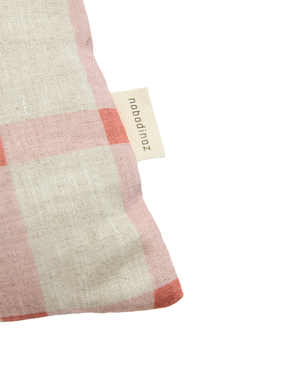 Rectangular cushion in French linen Vibes M