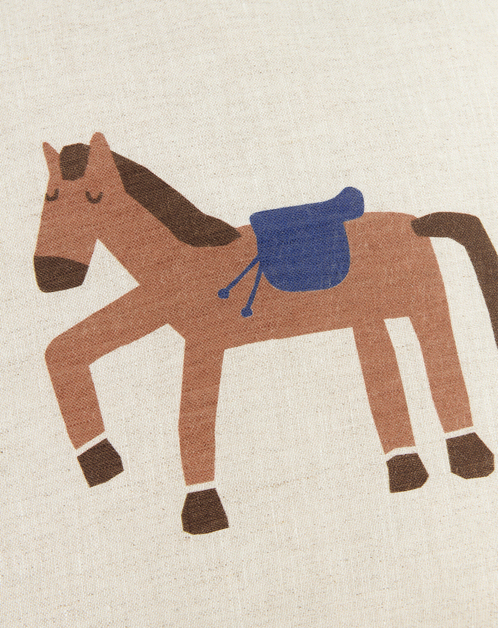 Coussin carré en lin français Vibes