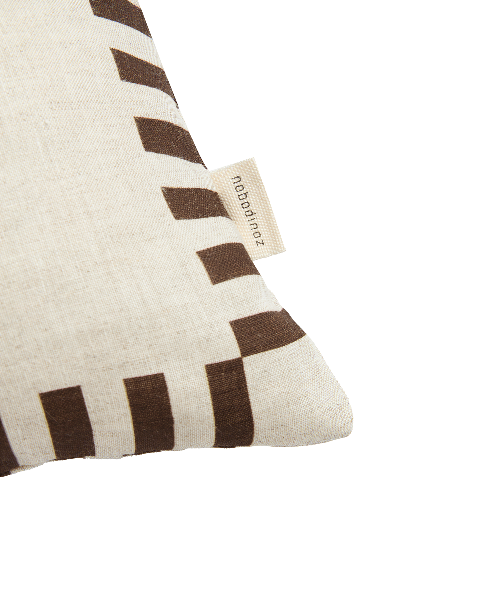 Square cushion in French linen Vibes