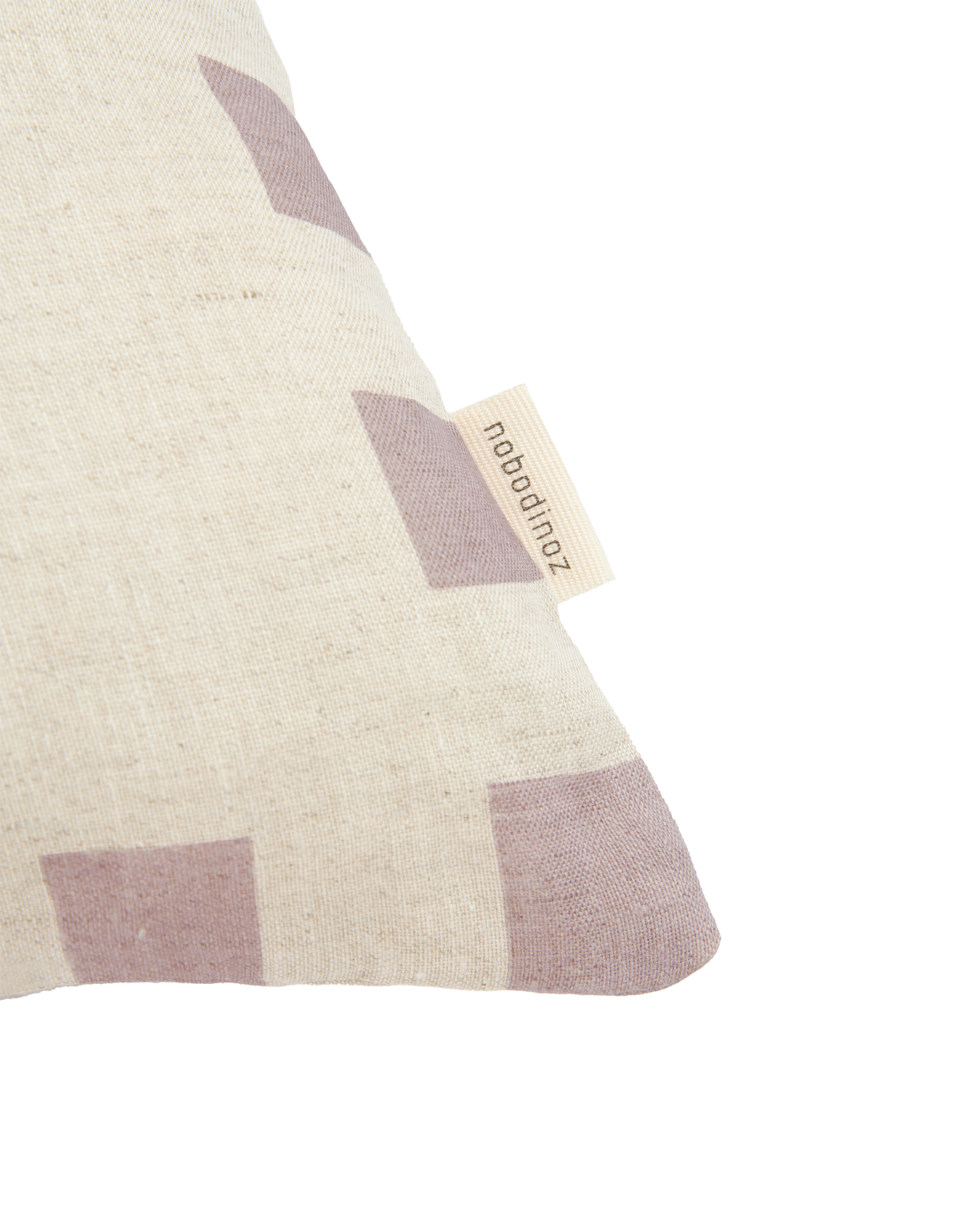 Square cushion in French linen Vibes