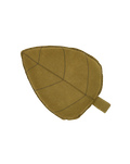 Coussin feuille en lin français L1N0