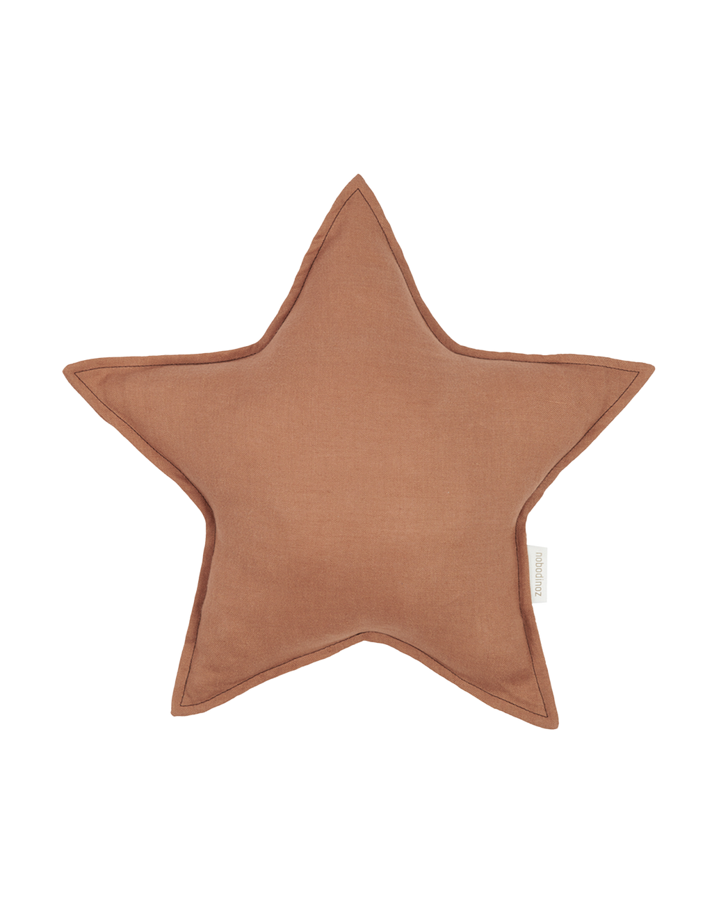 Coussin étoile en lin français lavé L1N0