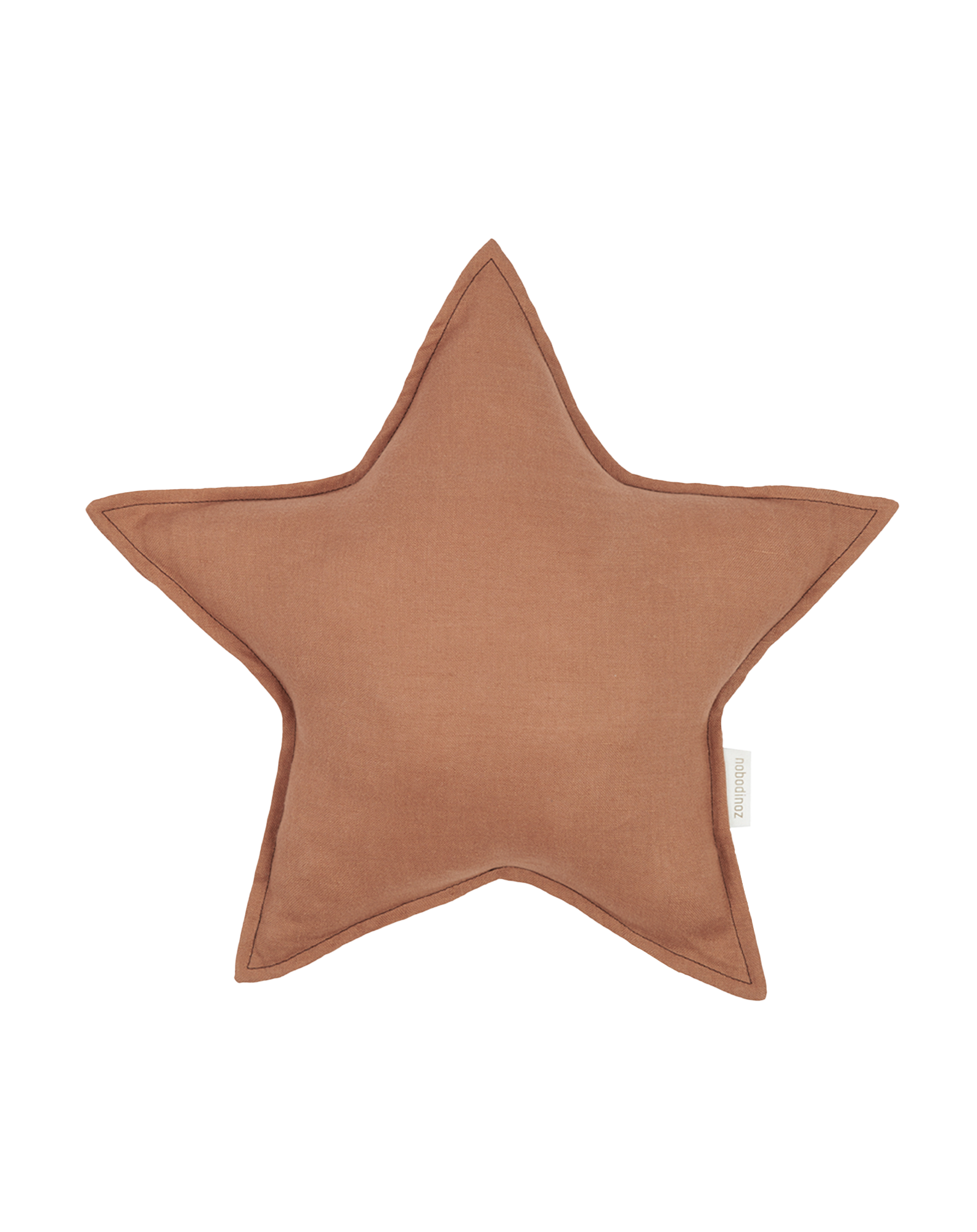 Coussin étoile en lin français lavé L1N0