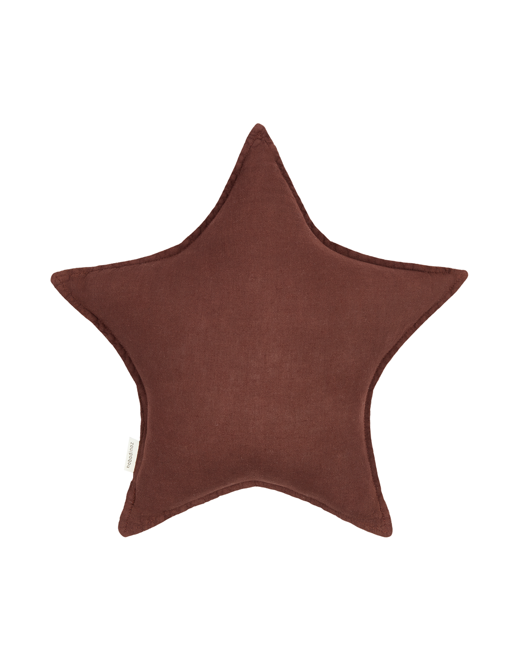 Coussin étoile en lin français lavé L1N0