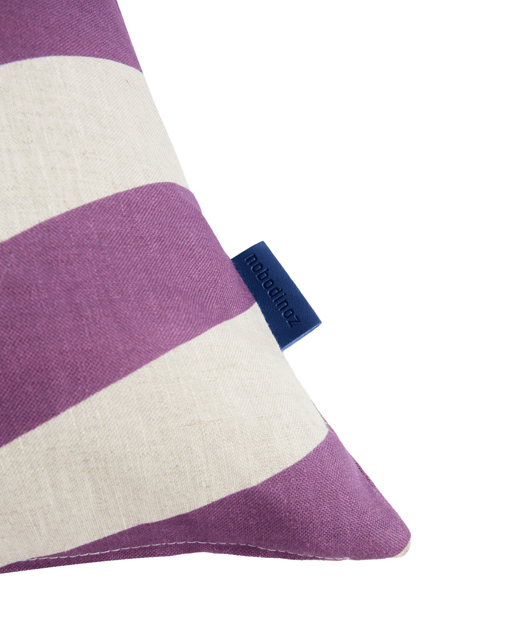 Square cushion in french linen Stanley
