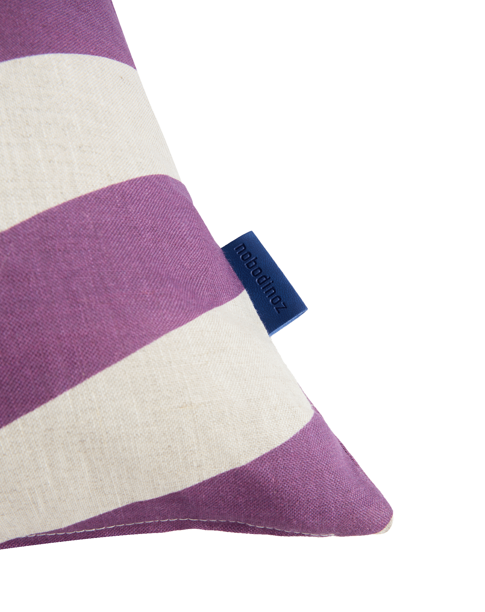 Square cushion in french linen Stanley