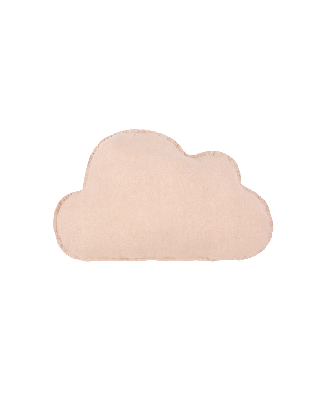 Cojín nube de lino francés lavado L1N0