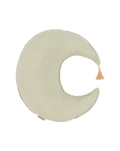 Coussin lune en lin français lavé L1N0