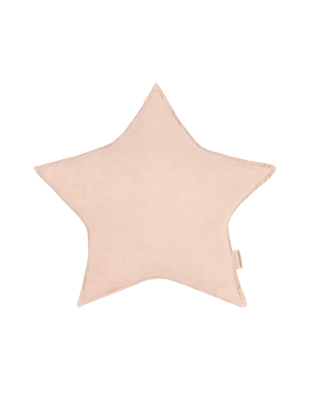 Cojín estrella de lino francés lavado L1N0