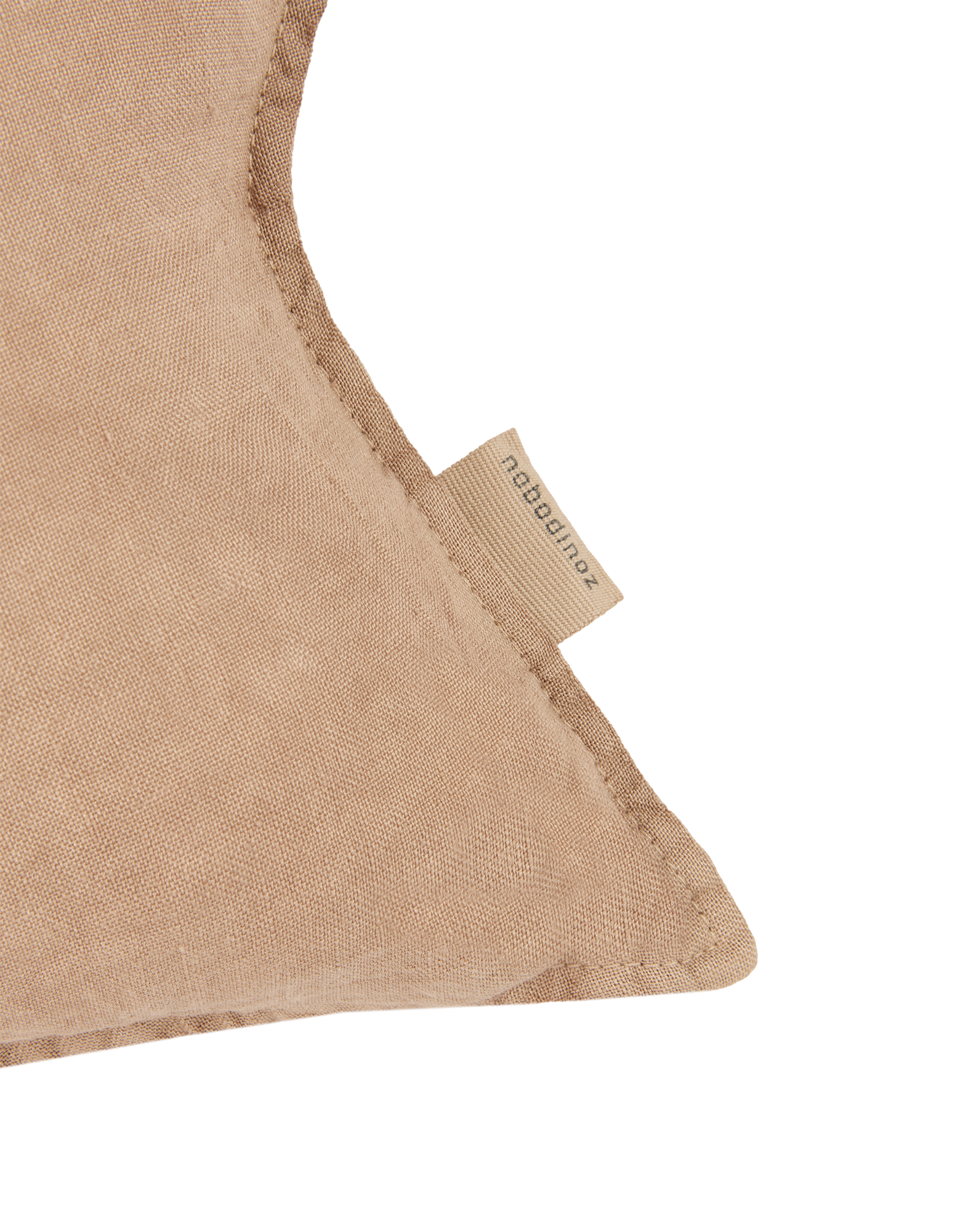 Star cushion in washed French linen L1N0