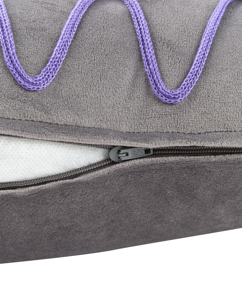 Coussin brodé Rita Eco-velours