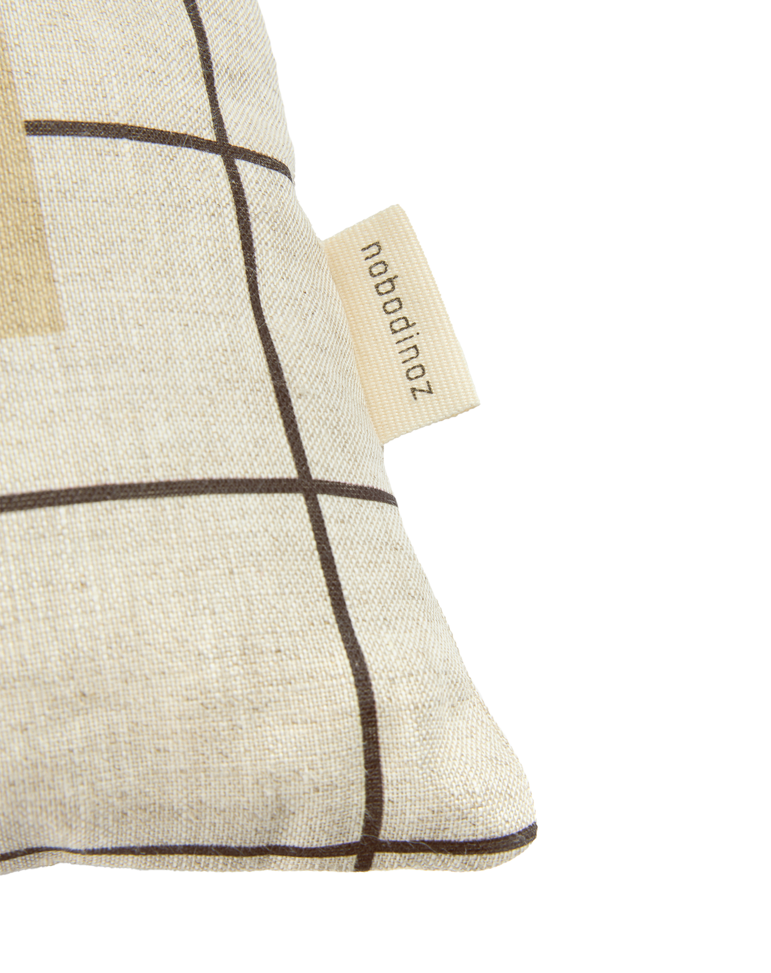 Coussin rectangulaire en lin français Vibes - S