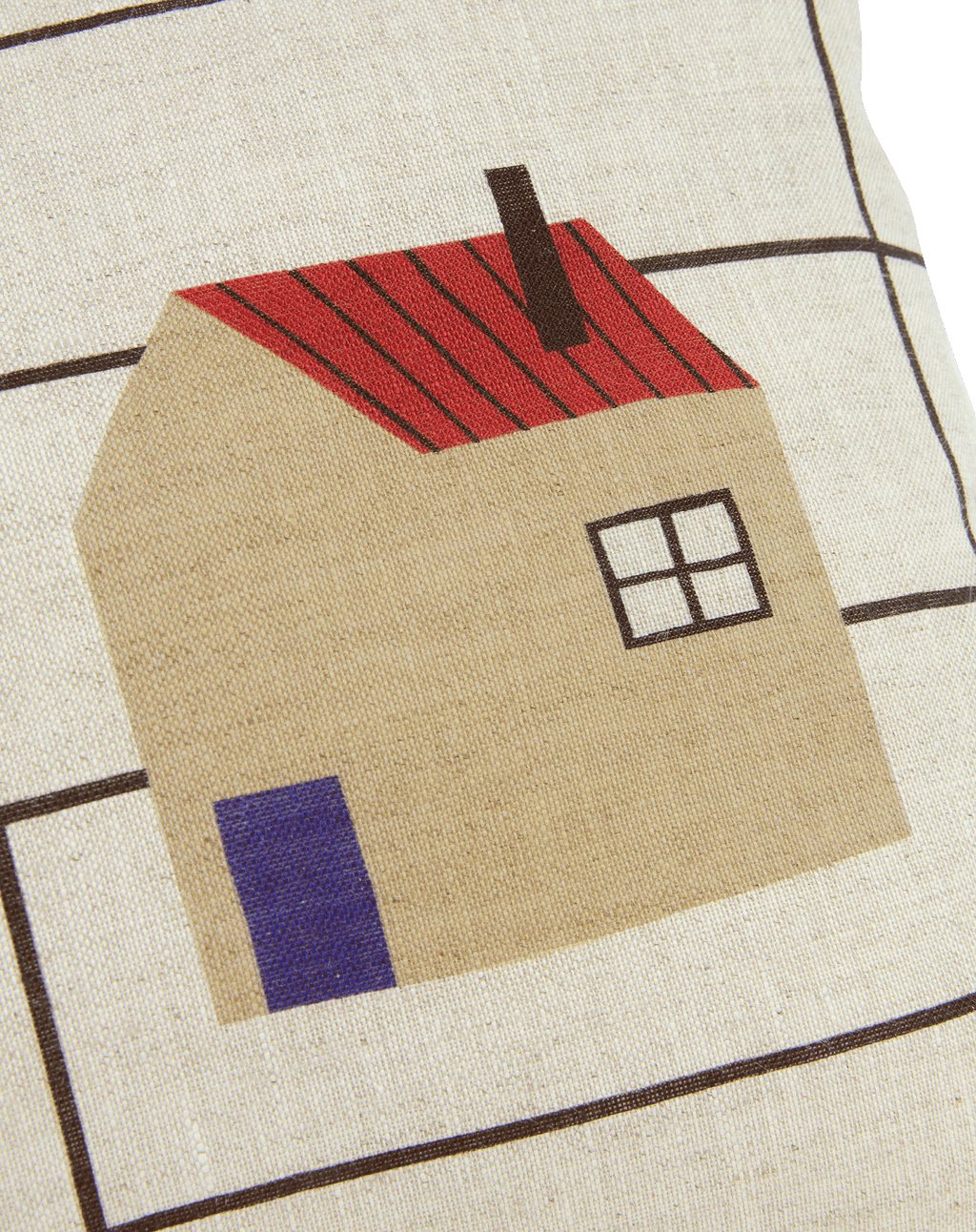 Cojín rectangular de lino francés Vibes - S
