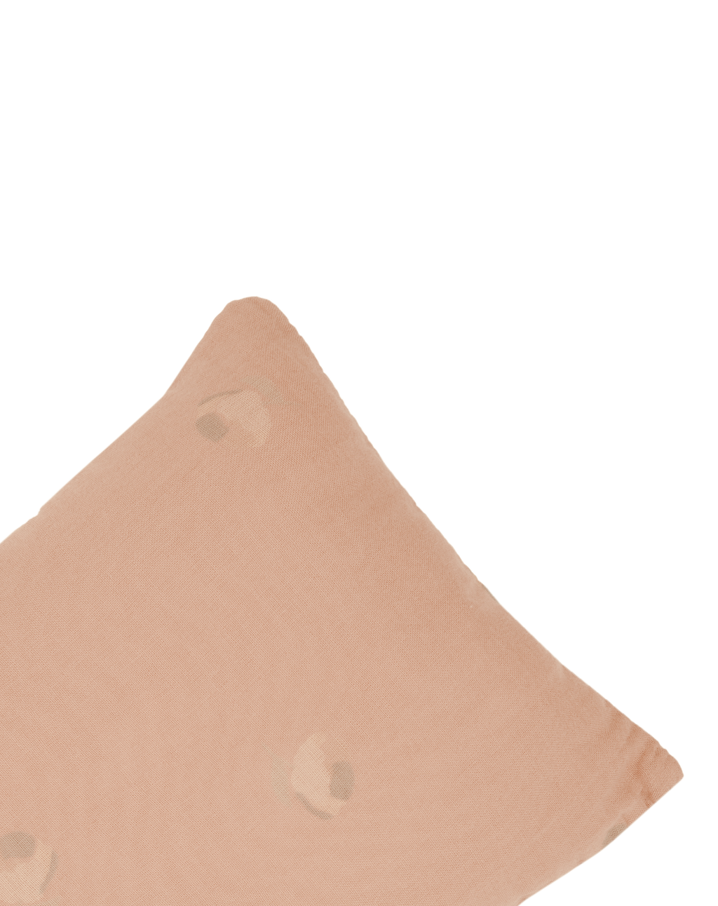 Rectangular cushion in washed double muslin Wabi-Sabi