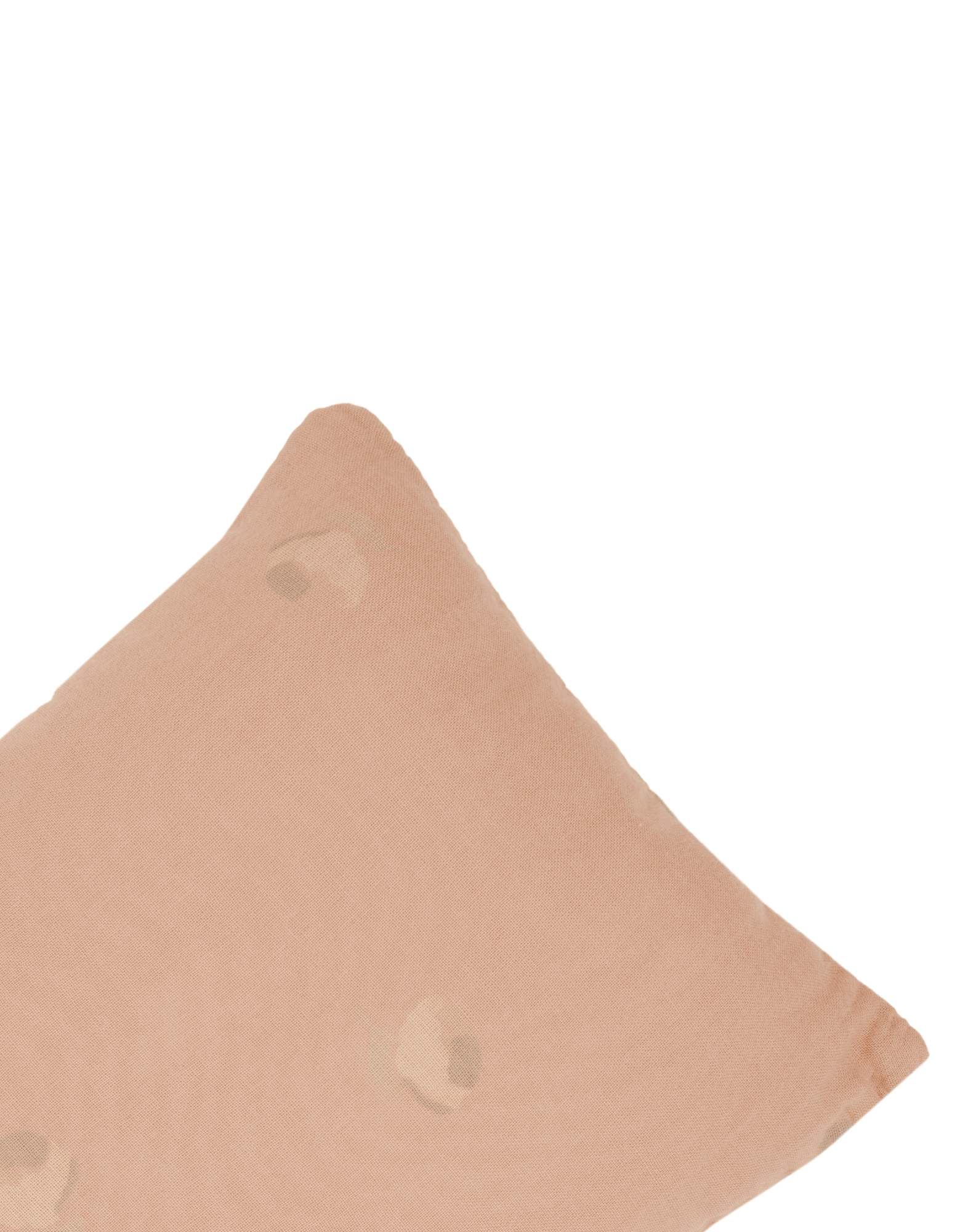 Coussin rectangulaire en double gaze de coton lavé Wabi-Sabi