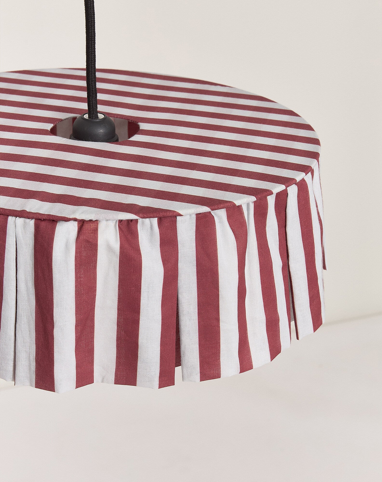 Abat-jour pour suspension en voile de coton diam. 40 cm - Vibes