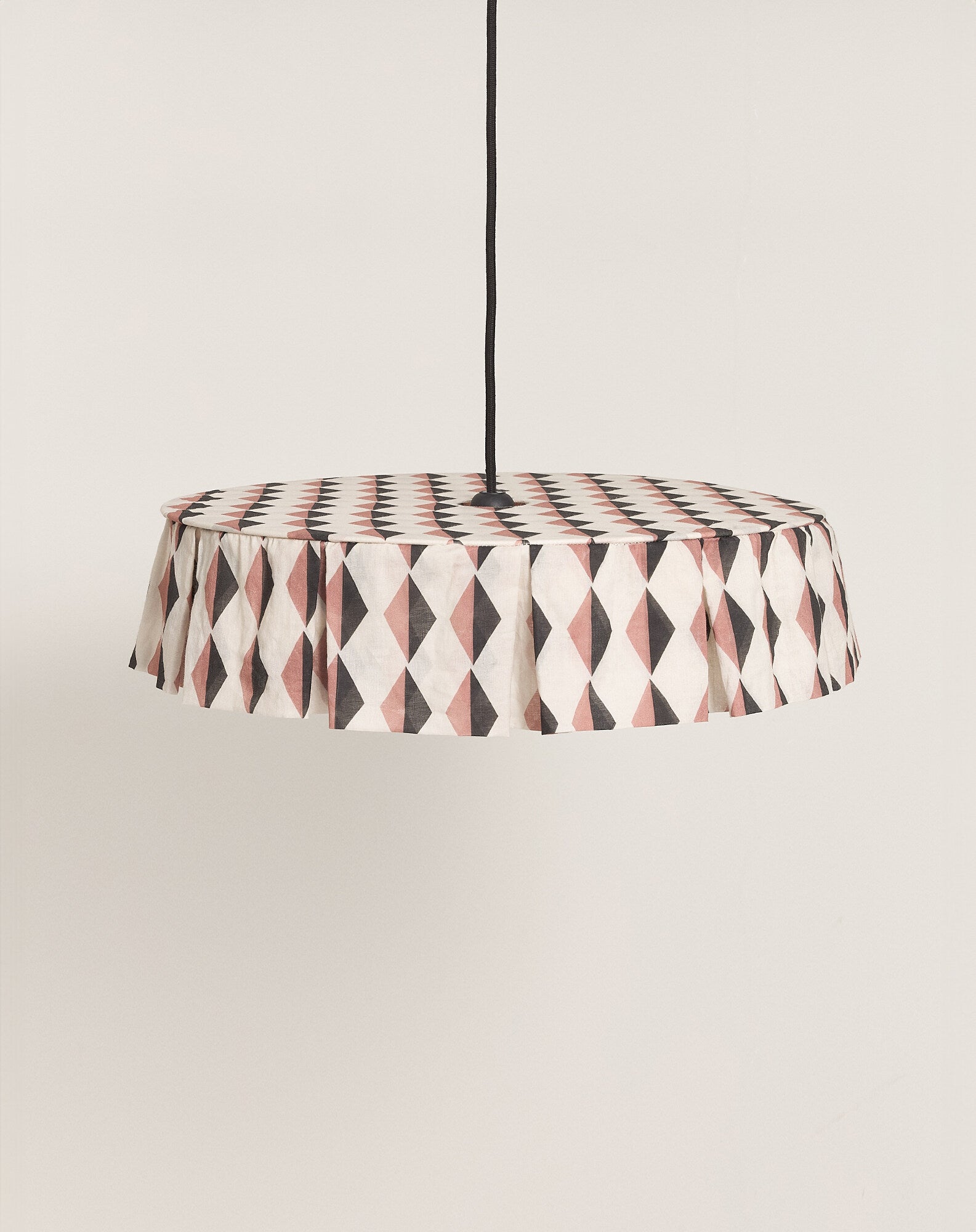 Abat-jour pour suspension en voile de coton diam. 50 cm - Vibes