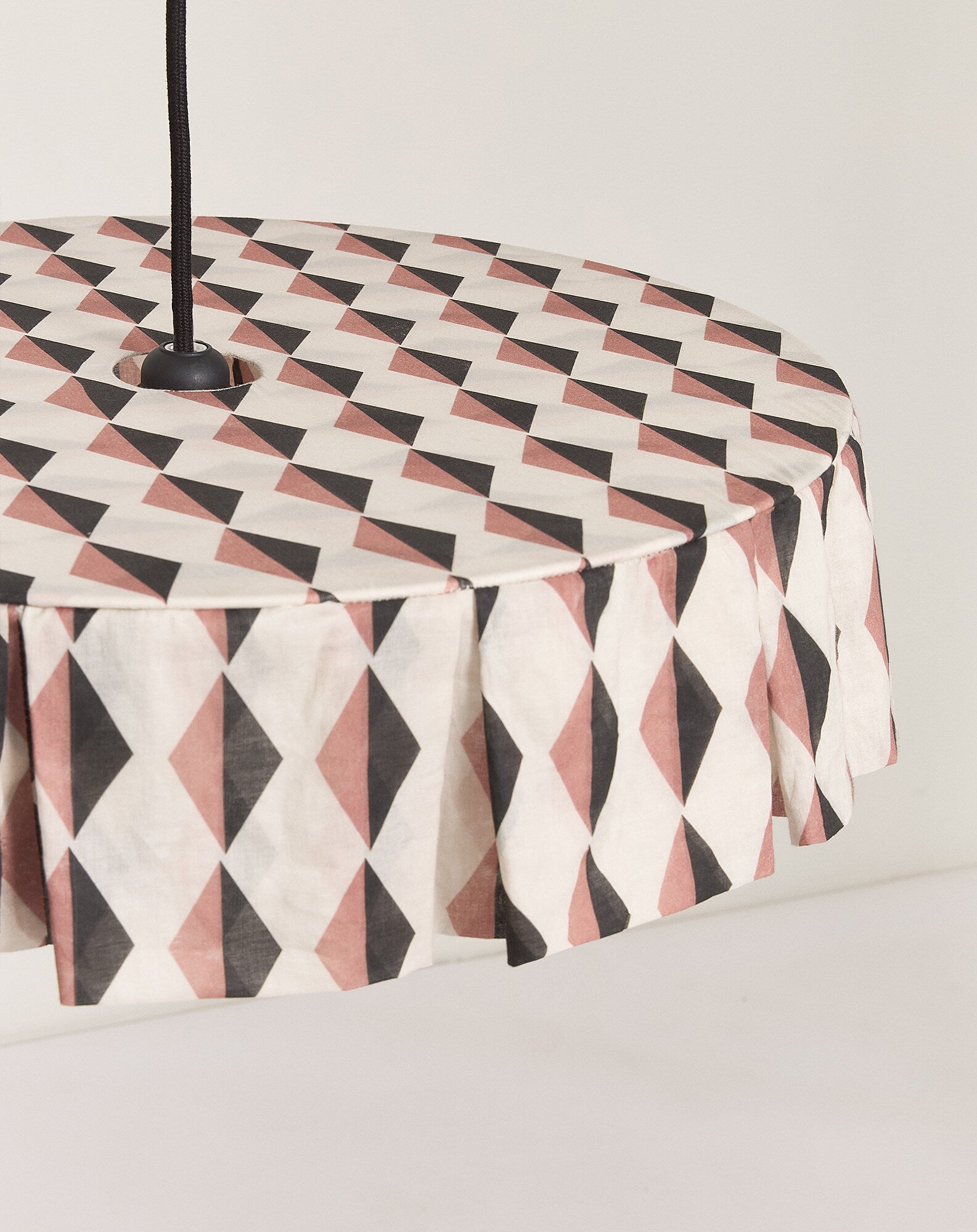Abat-jour pour suspension en voile de coton diam. 50 cm - Vibes