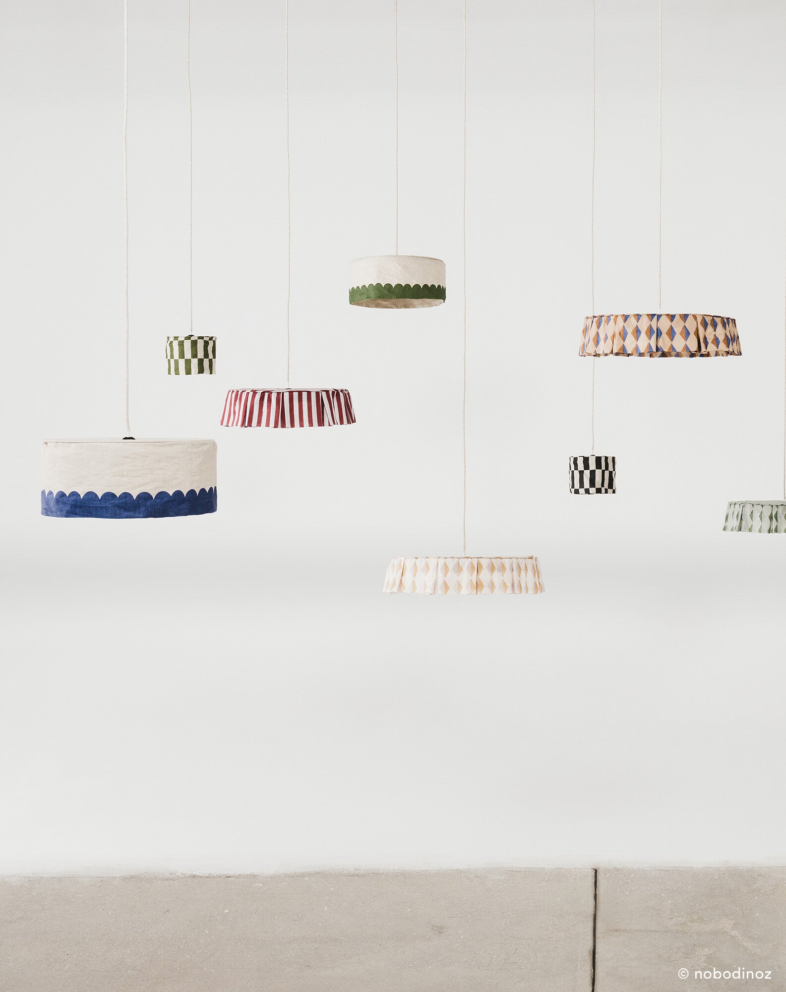 Linen Pendant lampshade diam. 40cm Vibes